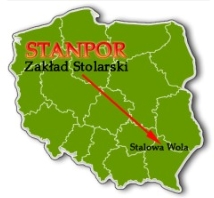 mapa lokalizacja zakadu stolarskiego stanpor